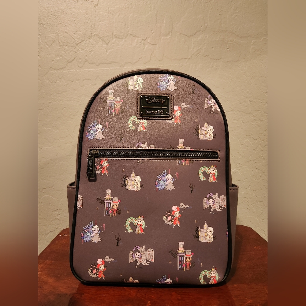 Disney x Loungefly Mini Backpack, Chibi Villains